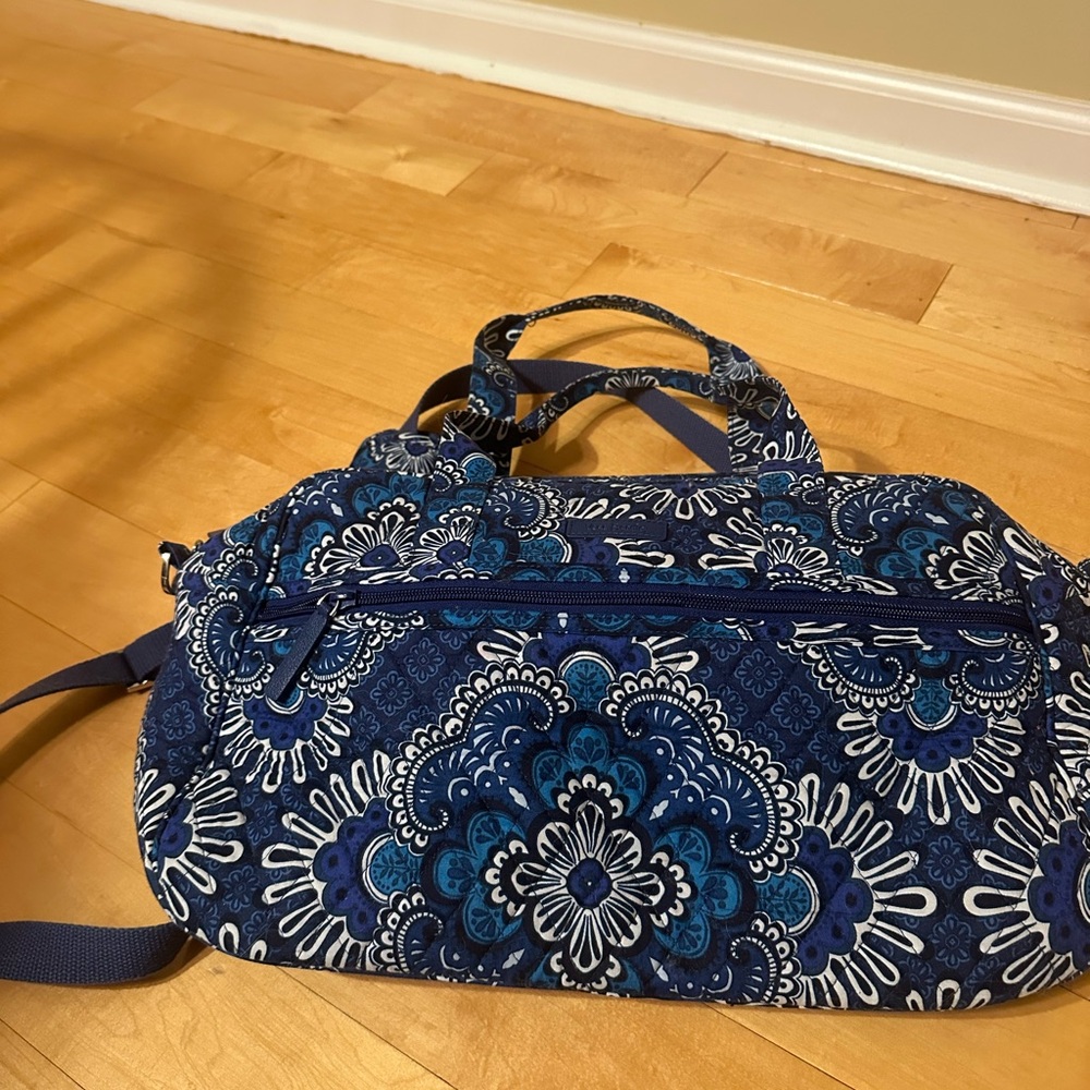 Vera Bradley Blue Floral Women's Travel  Bag
